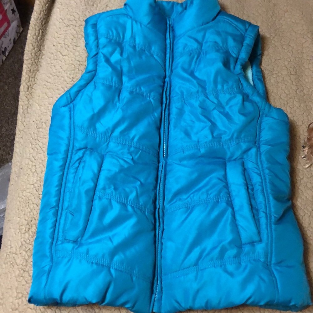 Bright Blue gilet (body warmer)